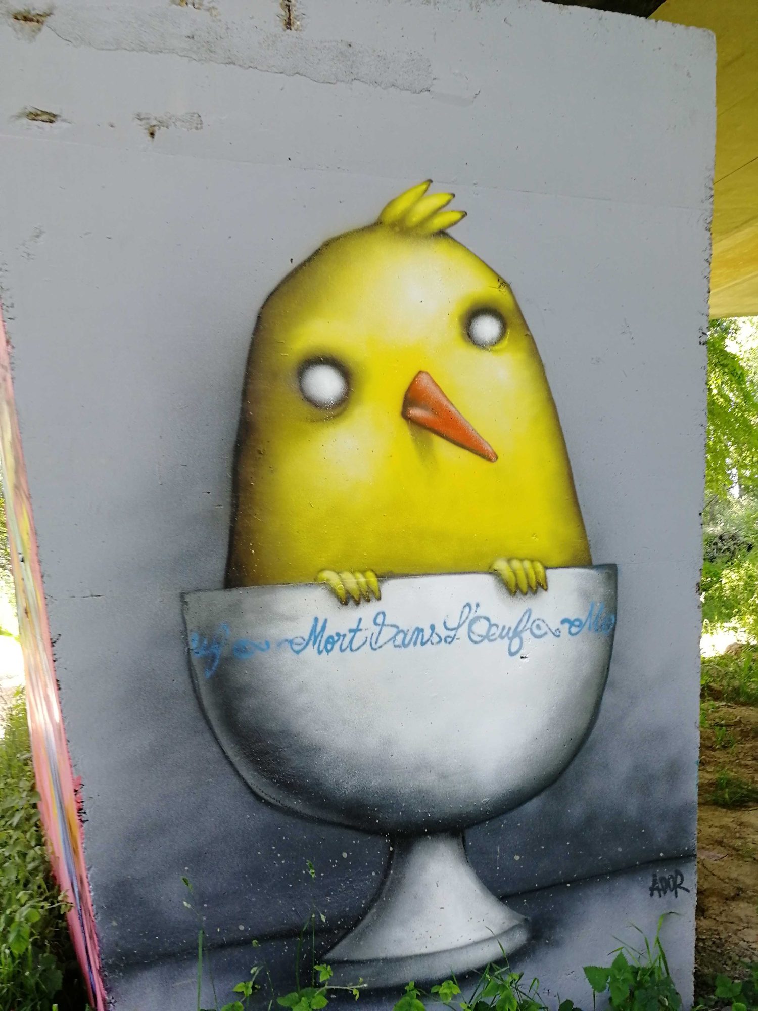 Poussin — Street art de Ador à Nantes