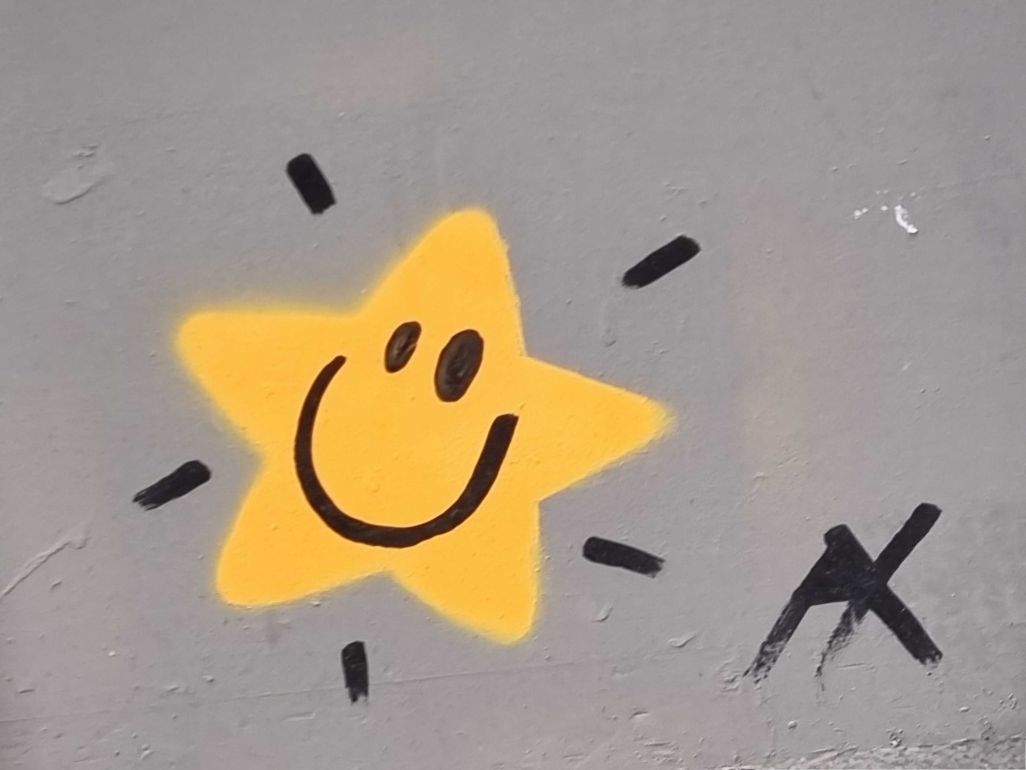 Happy Star — Street art in Clermont-Ferrand