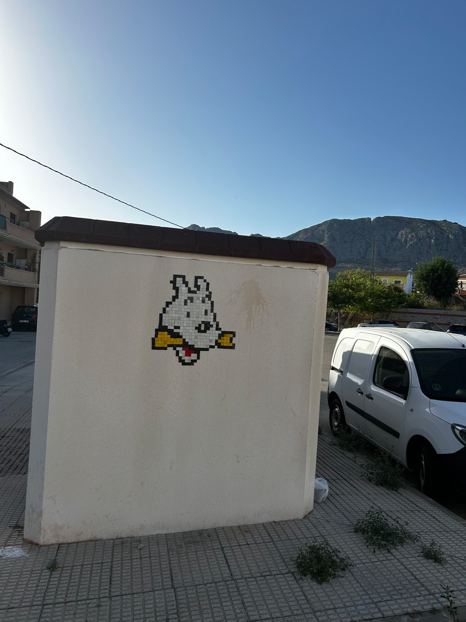Snowy — Street art by Astro Boy in Beniarbeig