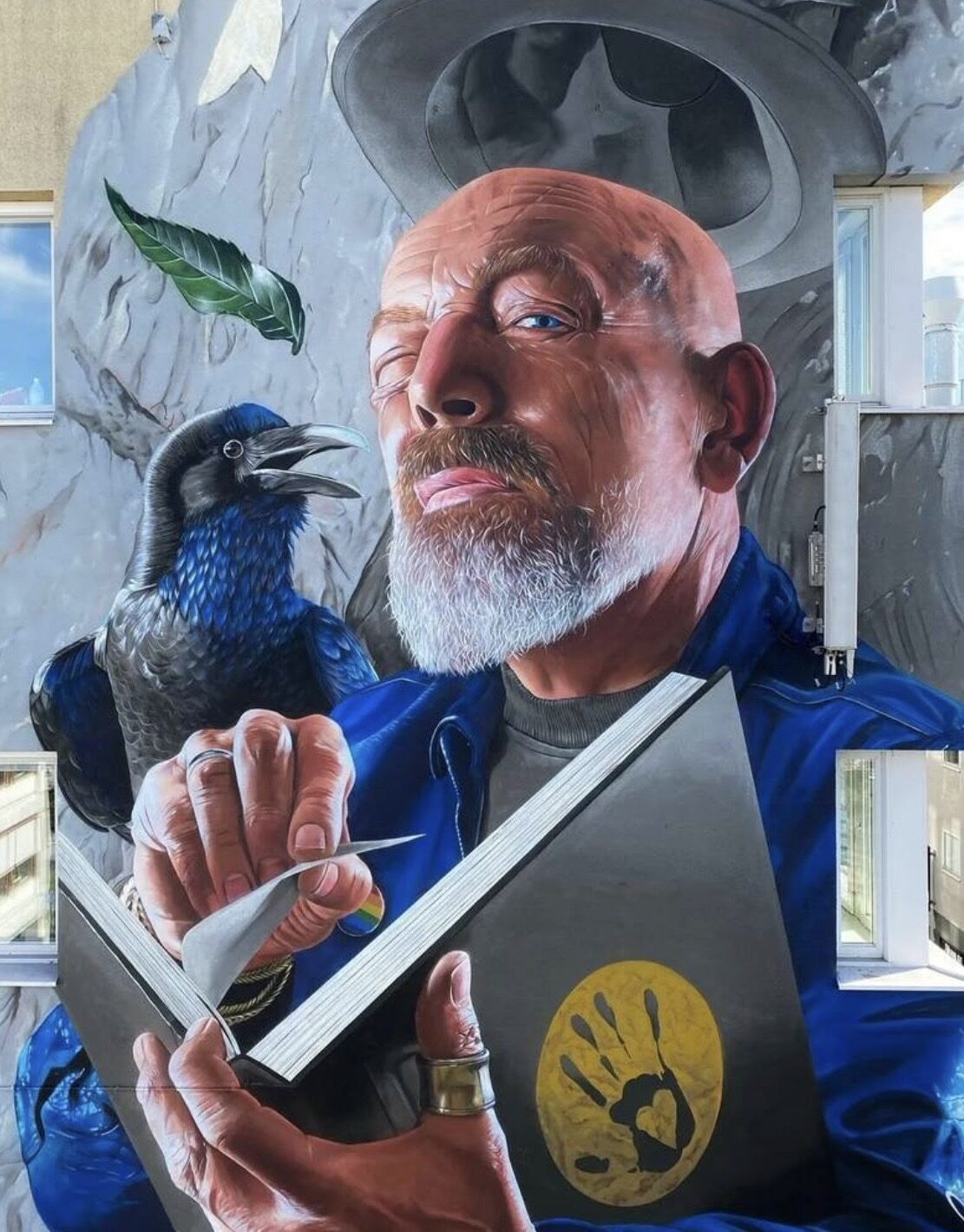 An eye on society — Street art by Studio Giftig in Stockholm