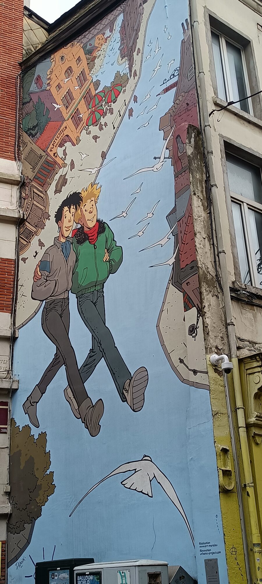 Broussaille by Frank Pé — Street art by Frank Pé in Bruxelles