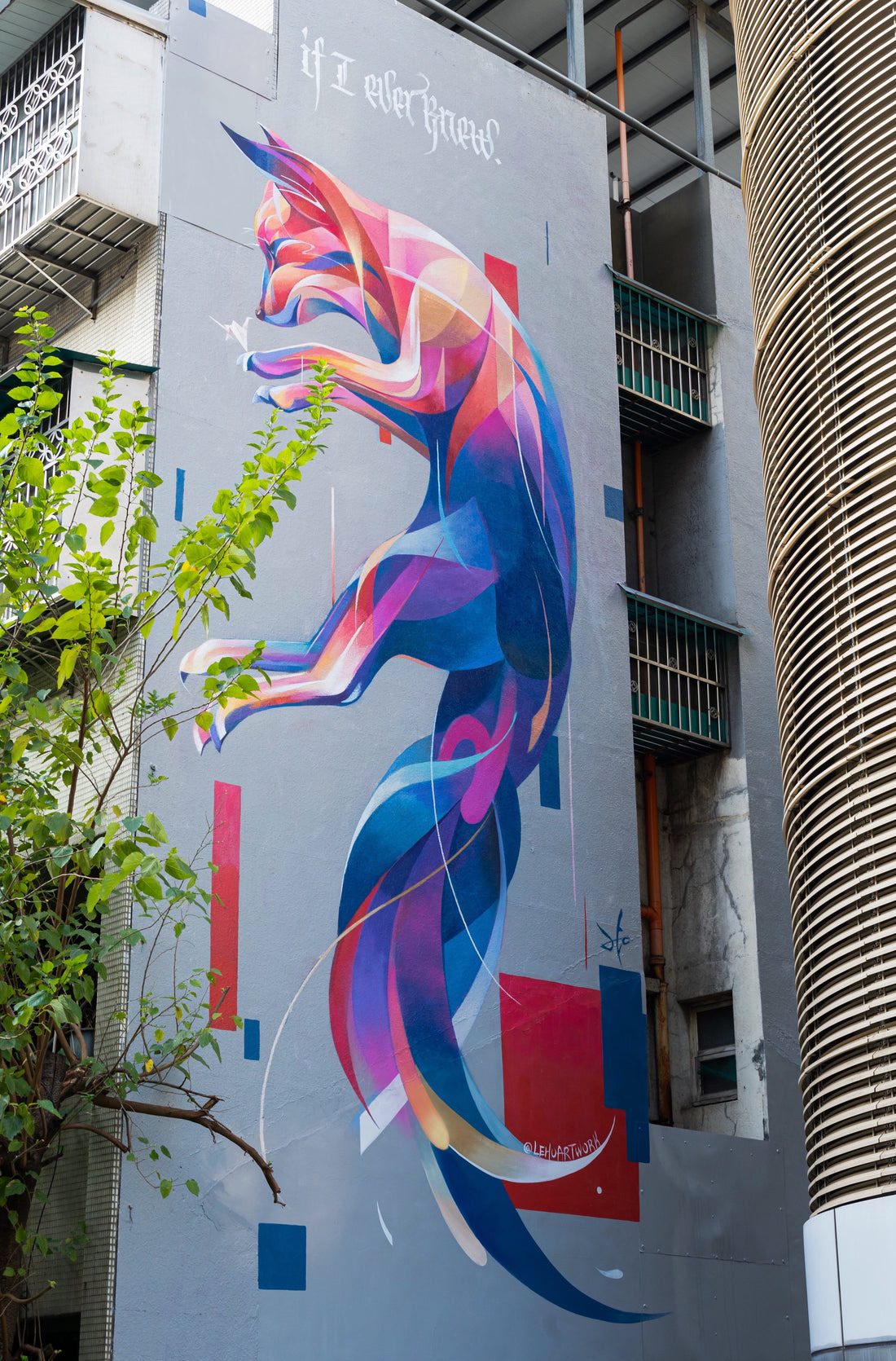 If I Ever Knew — Street art by Leho in Taipei