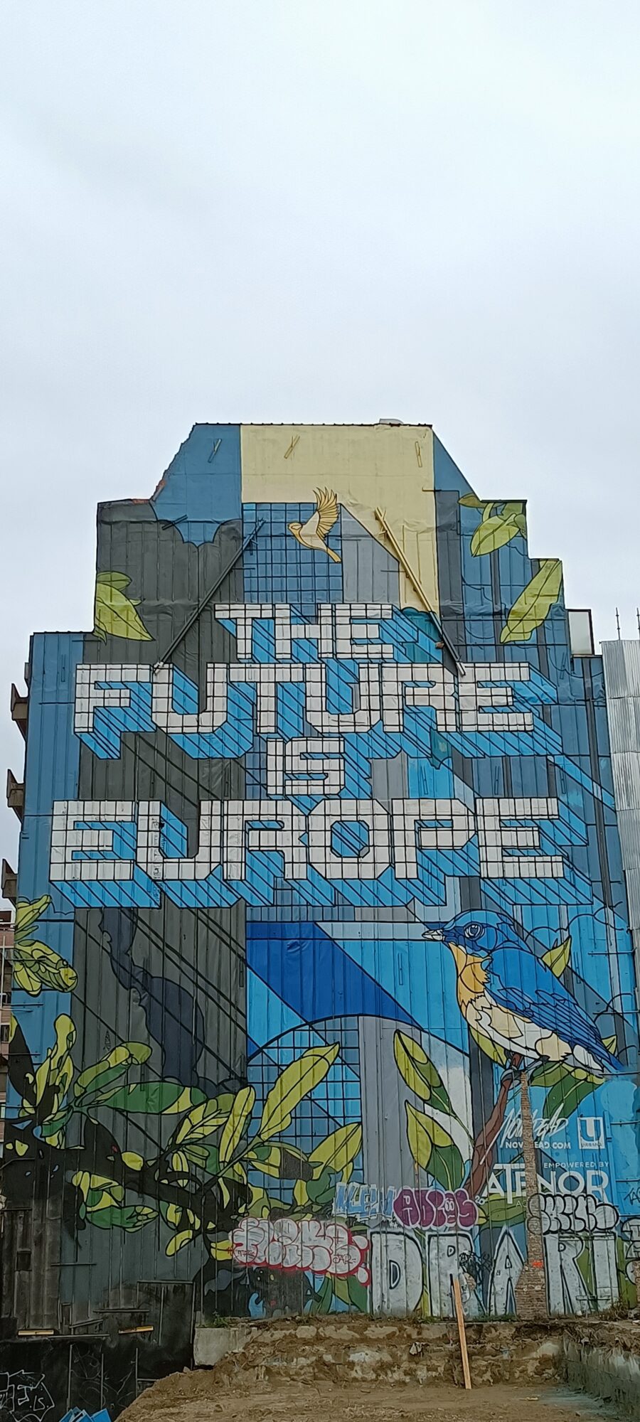 The Future is Europe by Novadead — Street art by NovaDead in Bruxelles