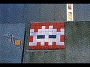 TK_50, Space Invader on Sarugakuchō — Street art by Invader in Tokyo