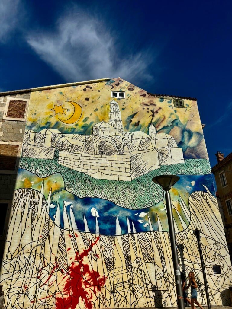 Judith – The Siege of Bethulia — Street art by Luka Duplančić in Split