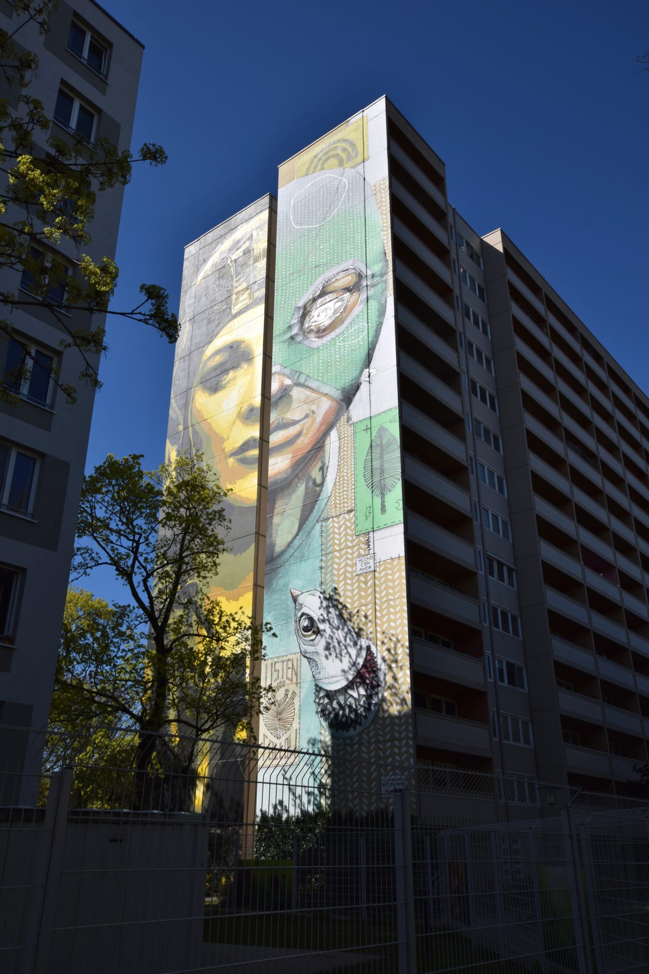 2268 Miles & Luchadora Pachamama — Street art by Tankpetrol in Berlin