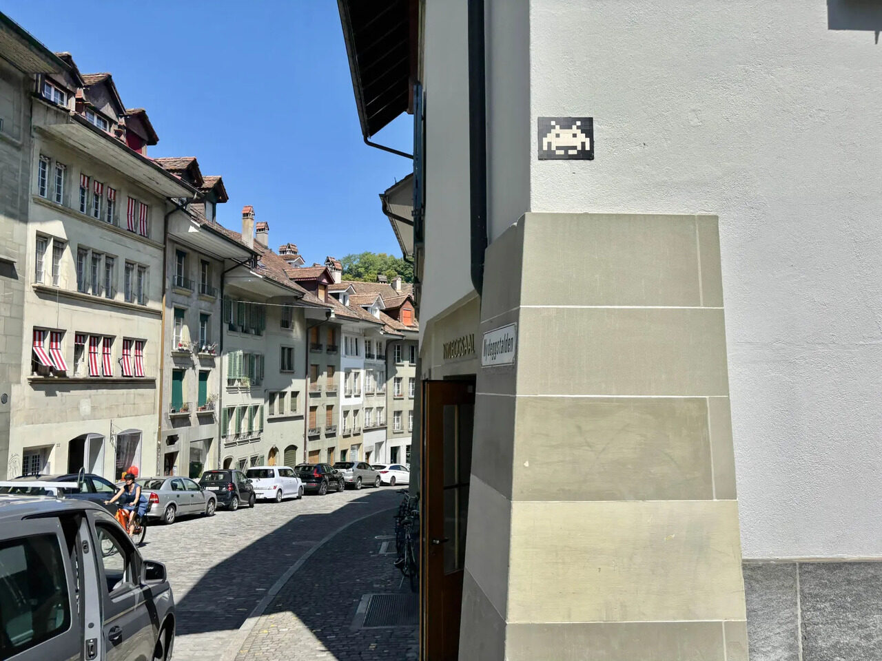 BRN_05, Space Invader de Nydeggstalden 9 — Street art de Invader à Bern