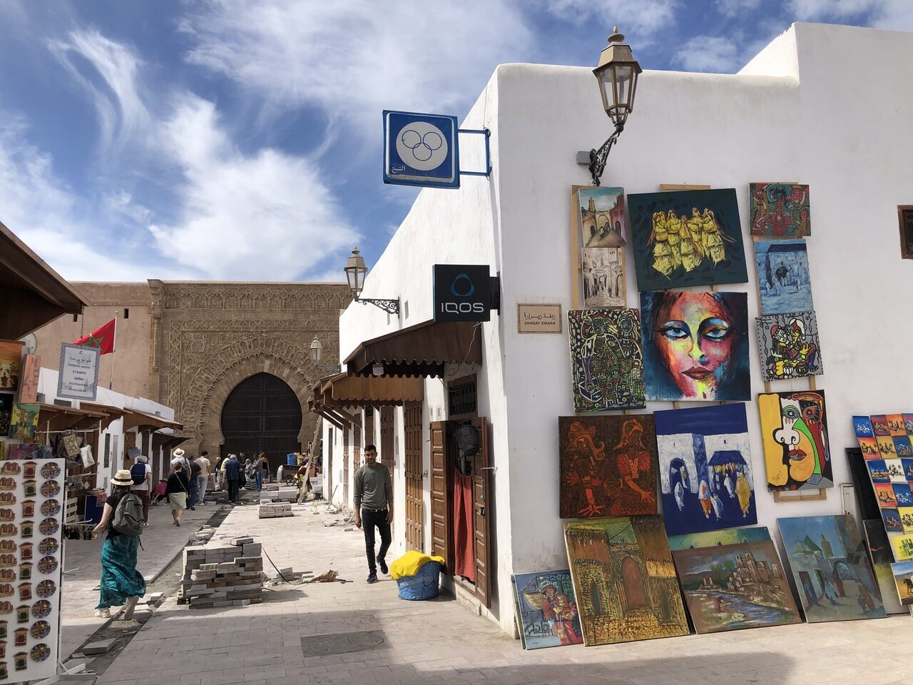 RBA_02, Space Invader on Rue Zirara — Street art by Invader in Rabat