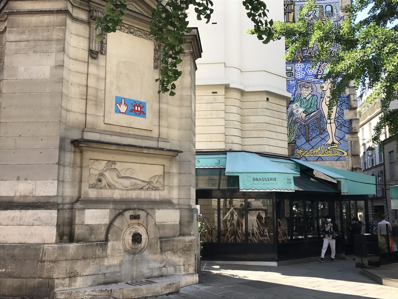 PA_964, Space Invader de la place Patrice Chéreau — Street art de Invader à Paris