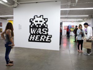 LA_172, Space Invader de Main St — Street art de Invader à Los Angeles