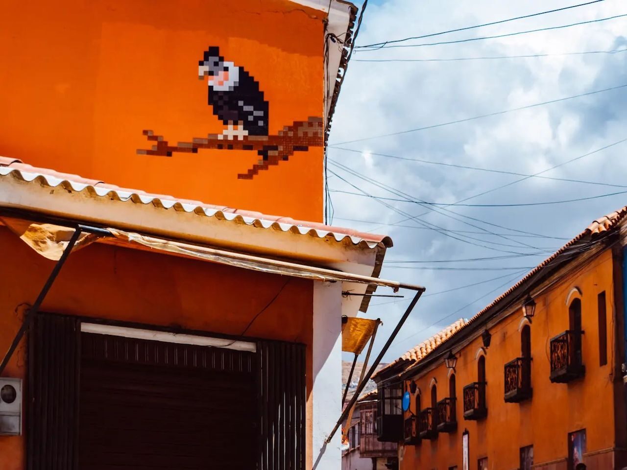POTI_46, Space Invader de Potosí — Street art de Invader à Potosí
