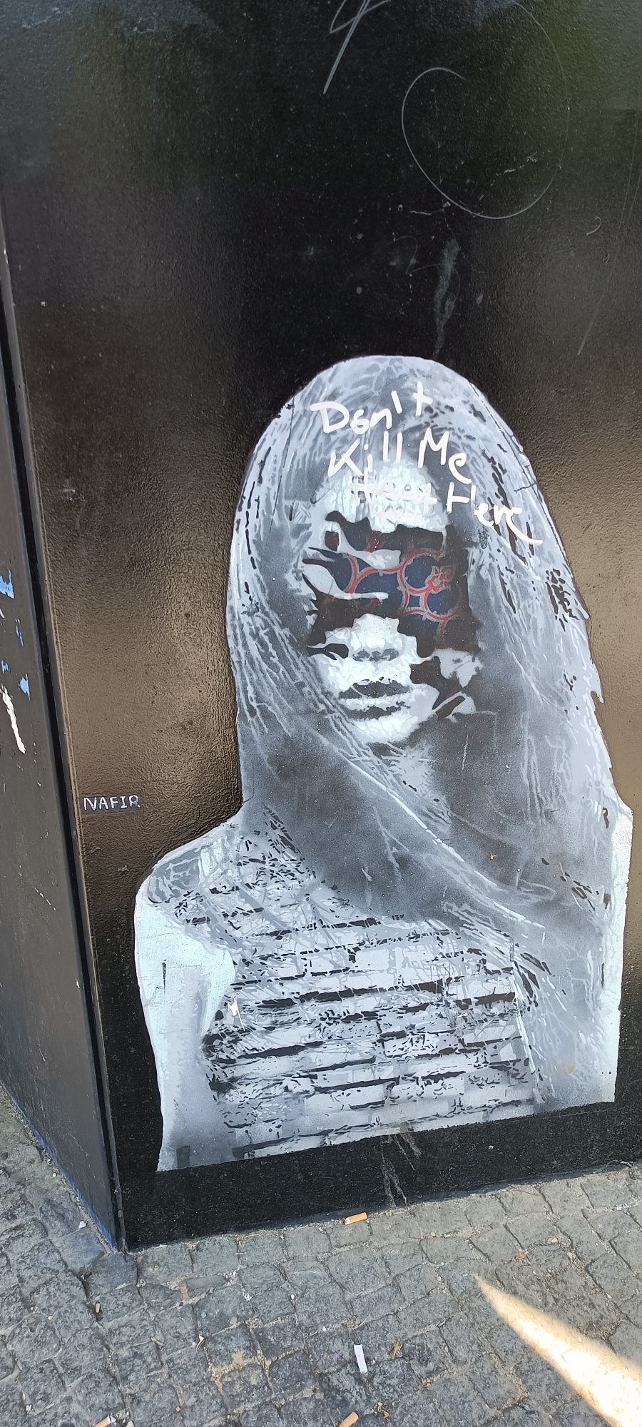 Don't Kill Me de Nafir — Street art de Nafir à Berlin