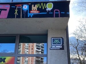 LJU_23, Space Invader in Ljubljana — Street art by Invader in Ljubljana