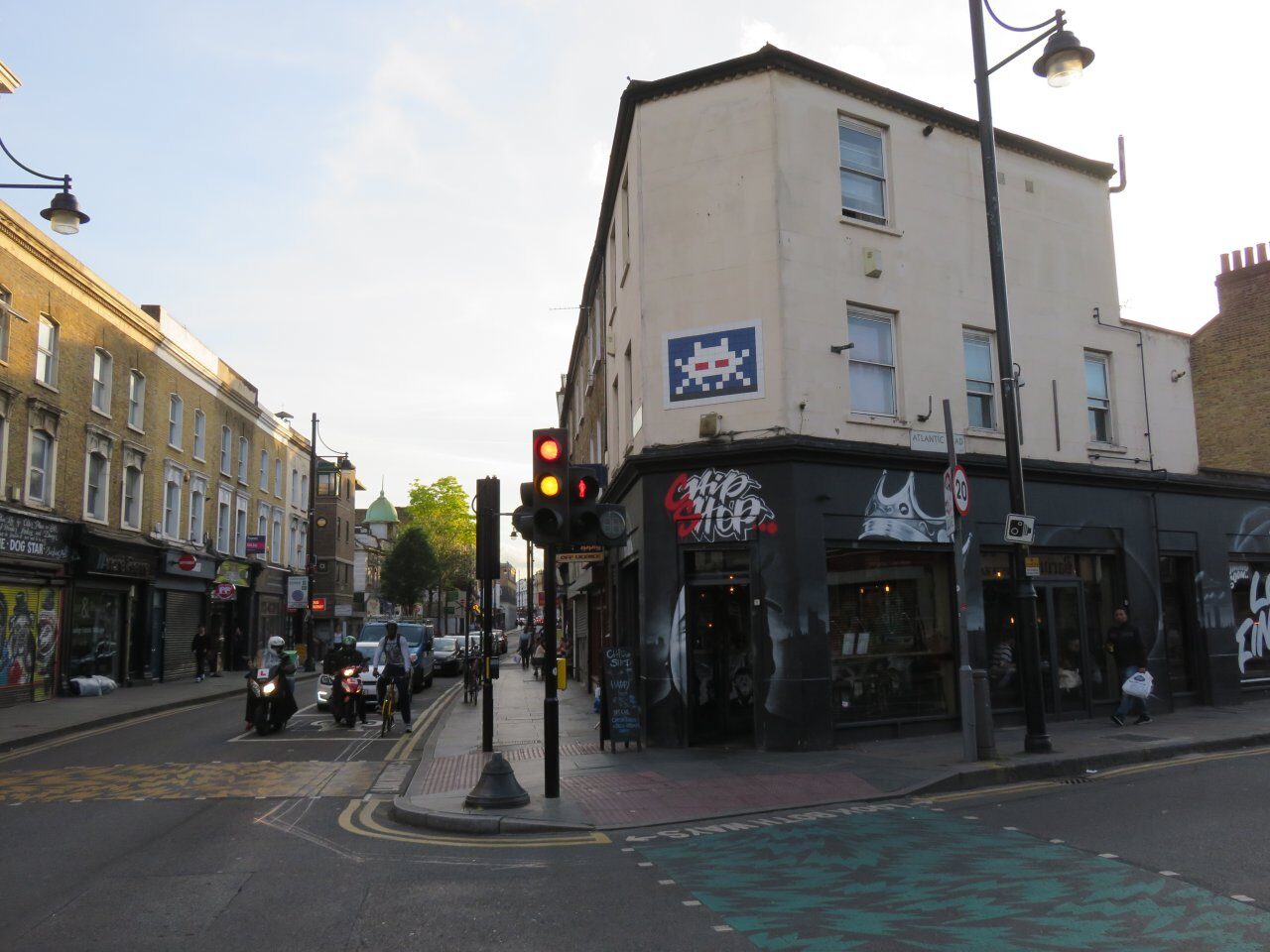 LDN_123, Space Invader on 378 Coldharbour Lane — Street art by Invader in London