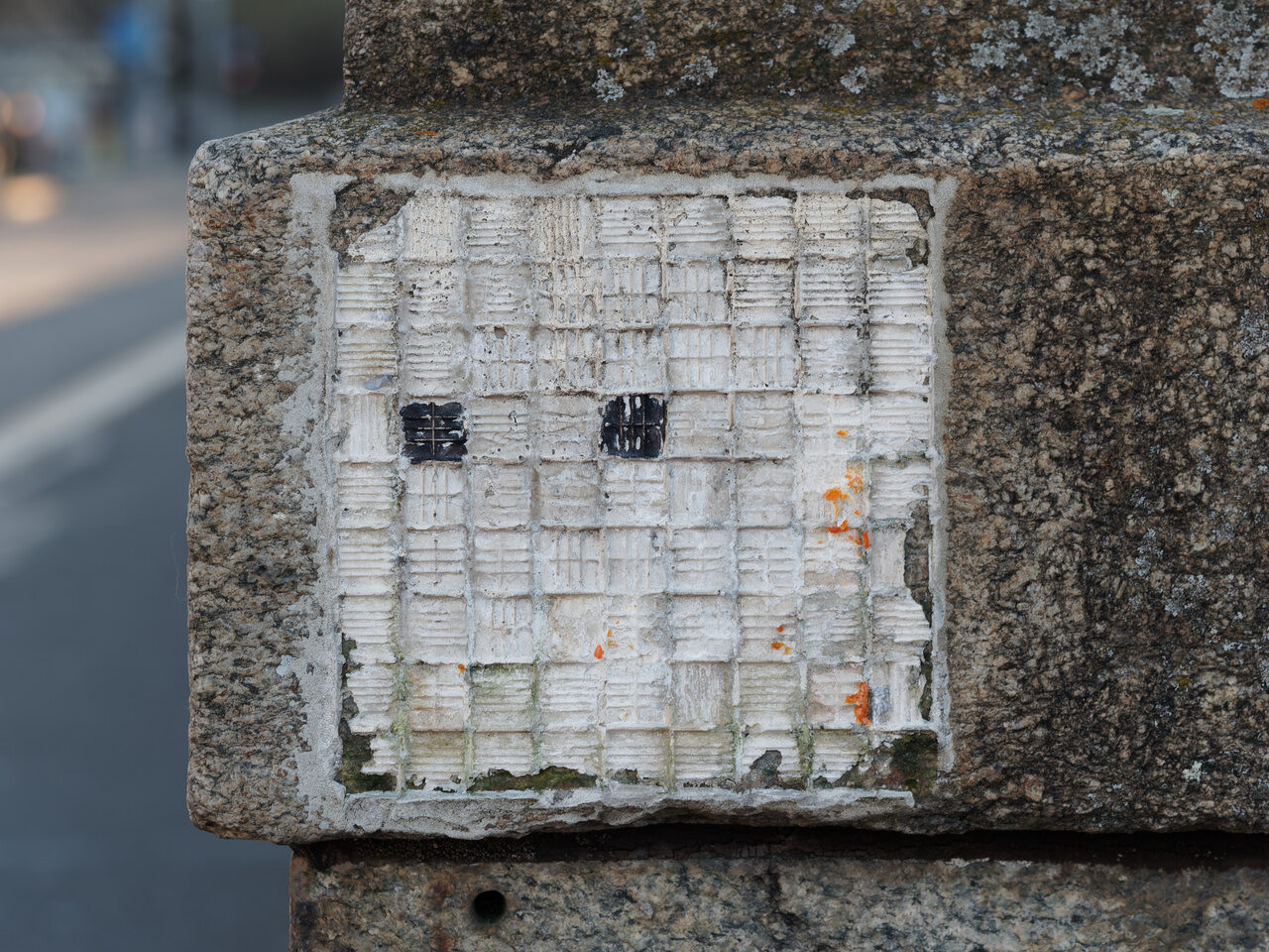 BRN_04, Space Invader on Grosser Muristalden — Street art by Invader in Bern