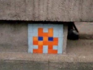 LY_09, Space Invader on Rue Garibaldi — Street art by Invader in Lyon