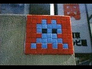TK_47, Space Invader de Jingumae 4-chōme — Street art de Invader à Tokyo