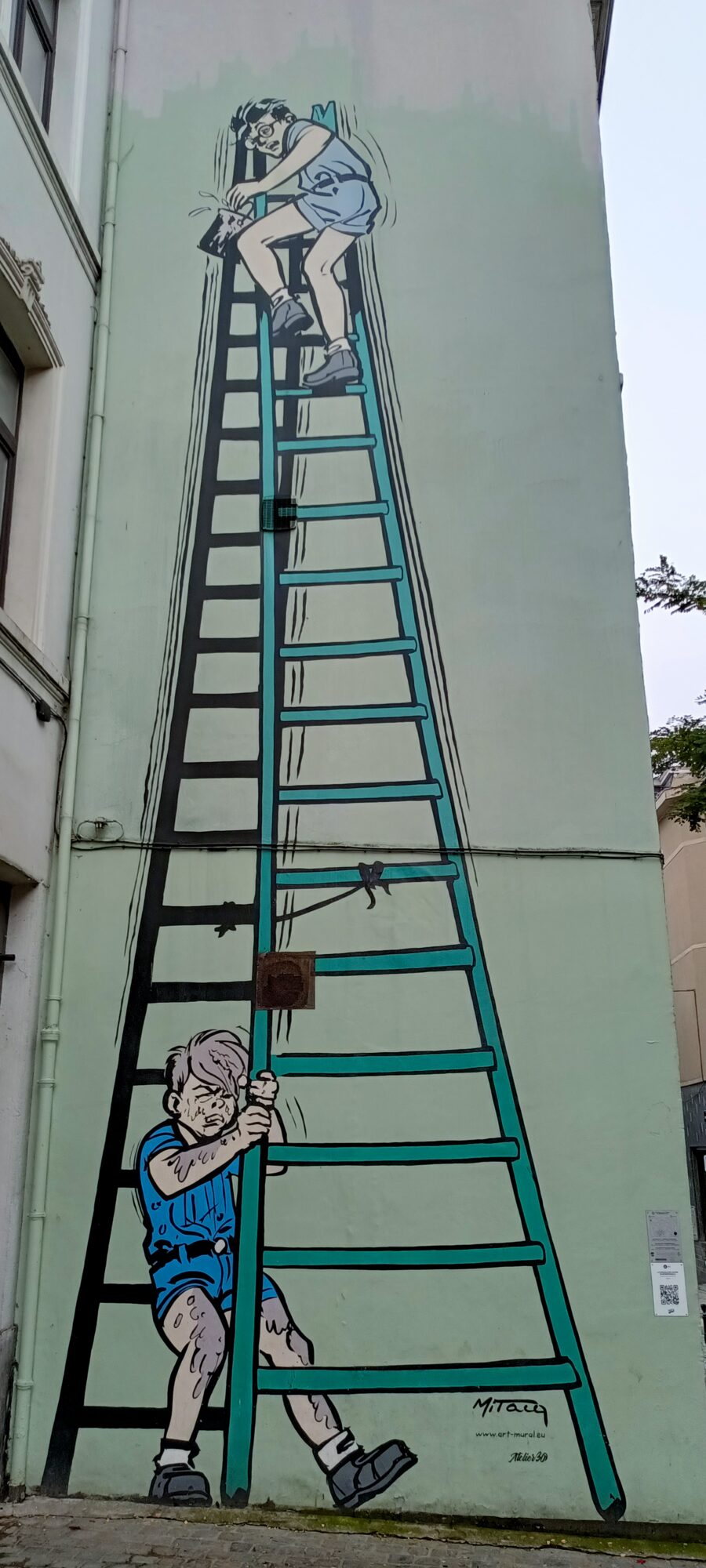 The Beaver Patrol by MiTacq — Street art by Mitacq in Bruxelles