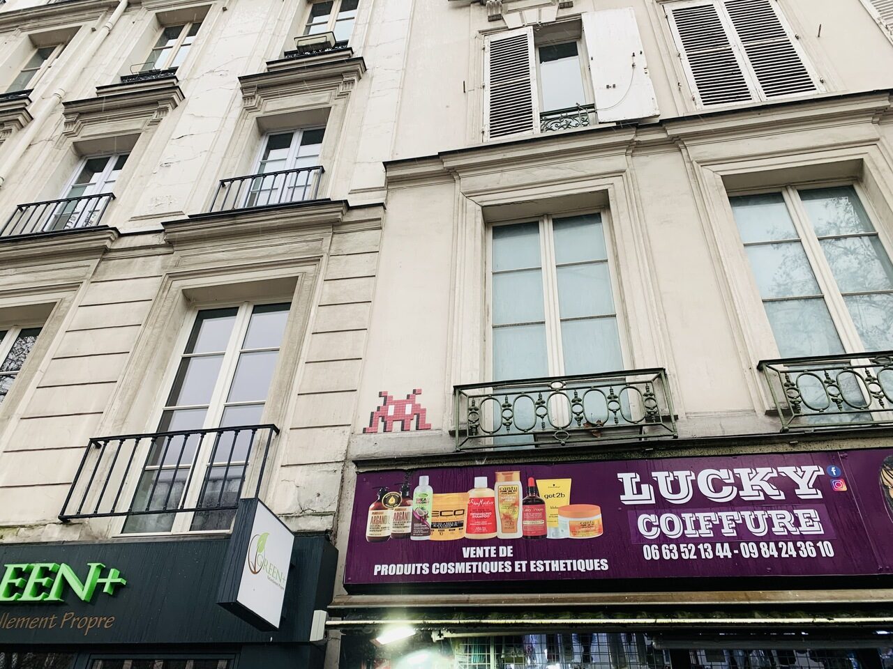 PA_1456, Space Invader du boulevard Saint-Martin — Street art de Invader à Paris