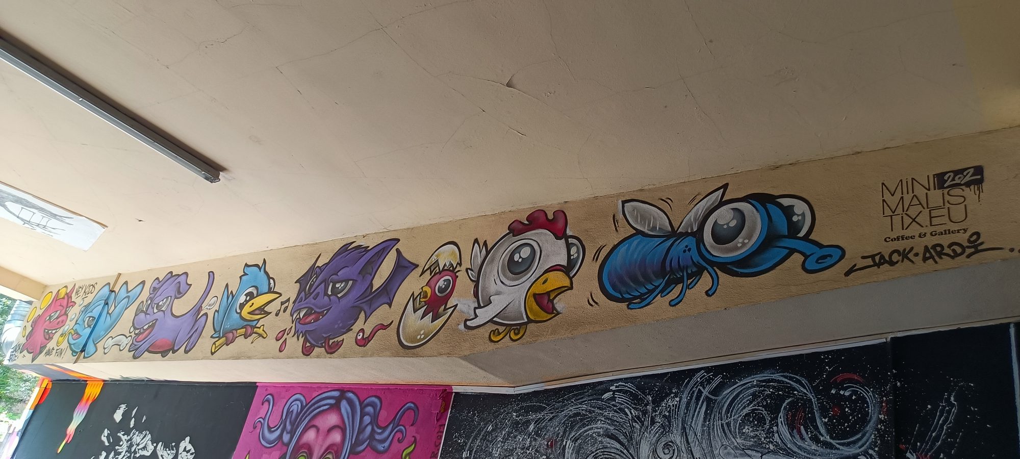 Jack-Ardi's Little Critters Frieze — Street art by Jack-Ardi in Berlin