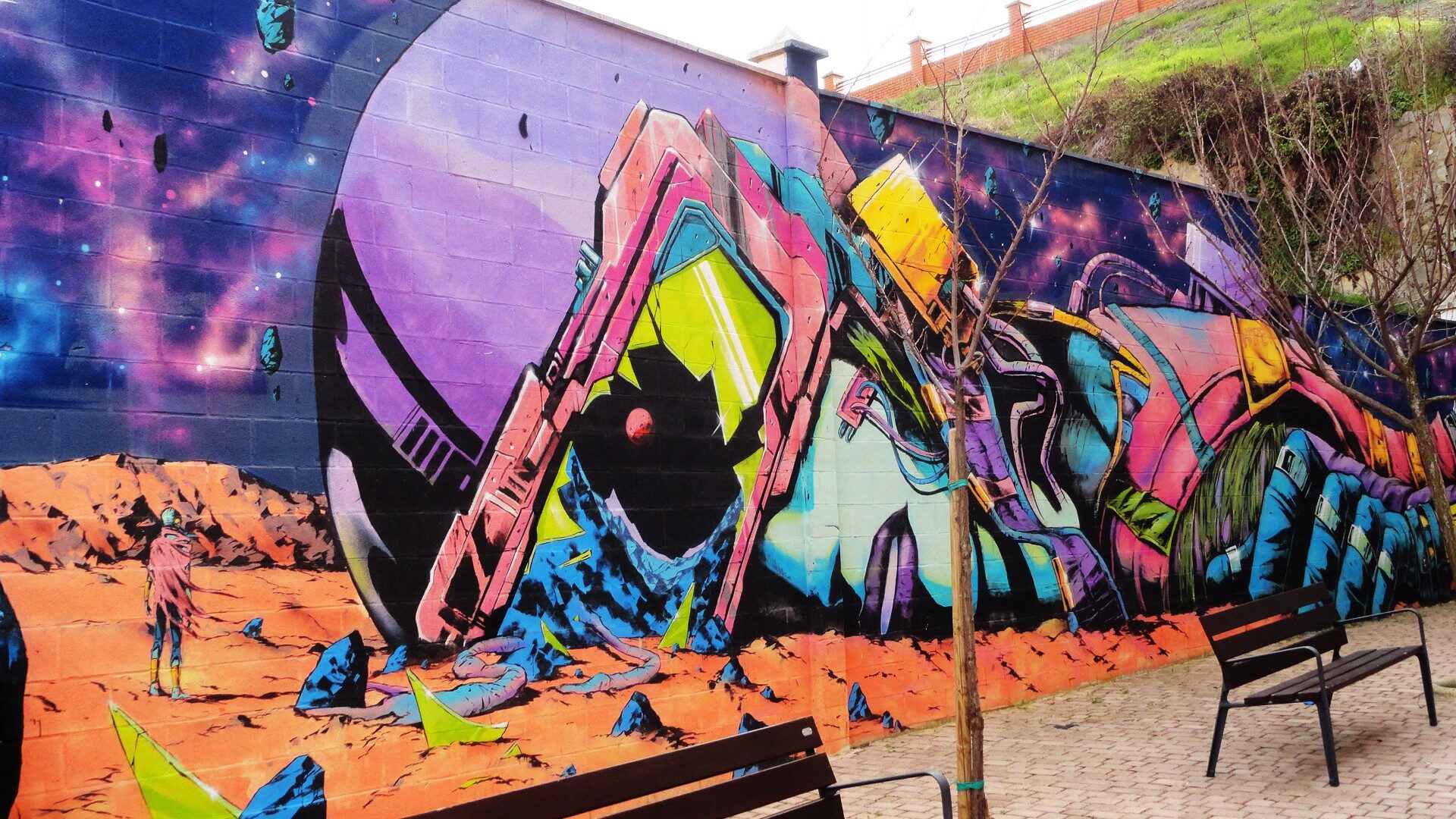 Overload — Street art by Deih xlf in La Bañeza