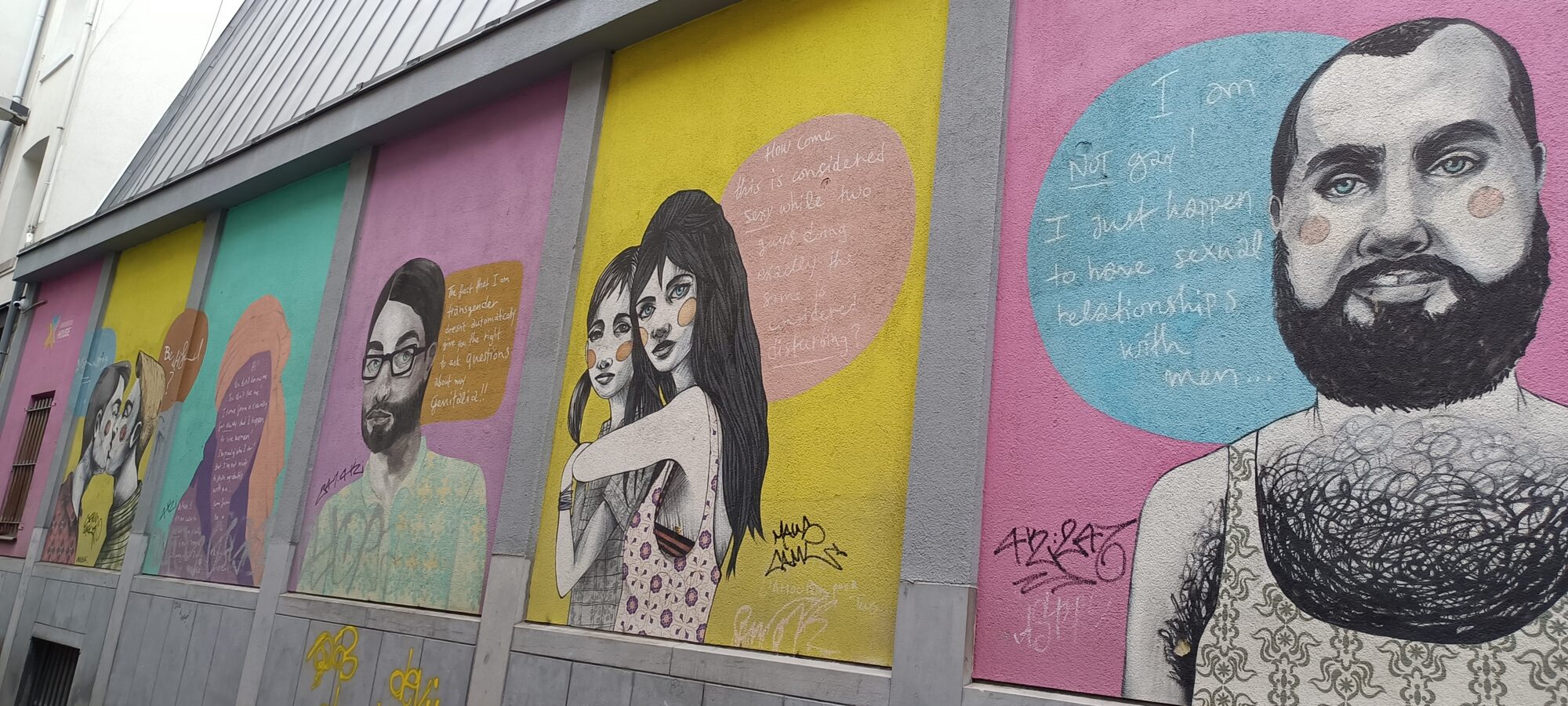 LGBTQI Voices by Fotini Tikkou — Street art by Fotini Tikkou in Bruxelles