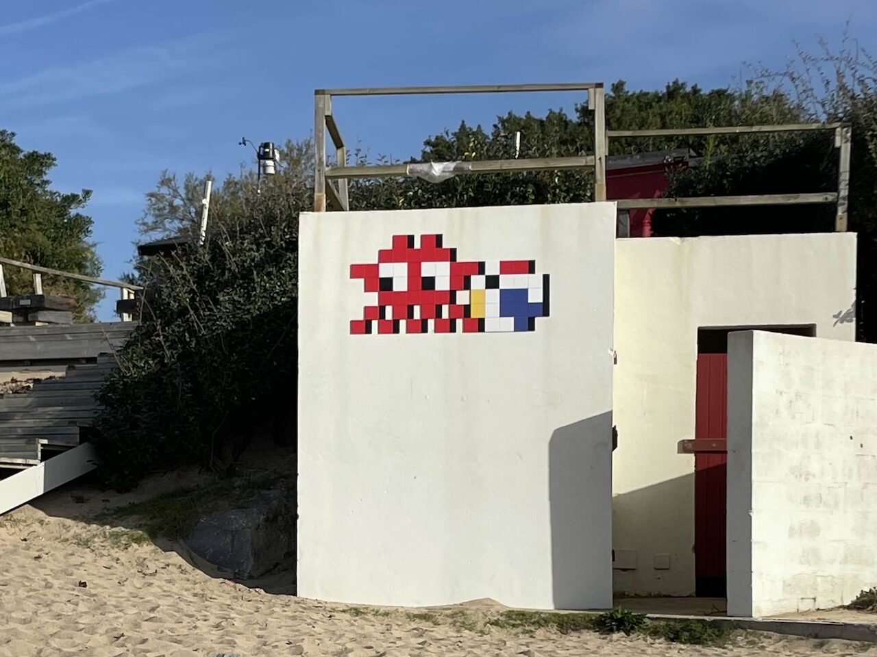 BAB_54, Space Invader de la rue des Tamaris — Street art de Invader à Bidart