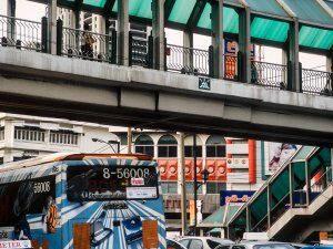 BGK_14, Space Invader on Ratchadamri Road — Street art by Invader in Bangkok