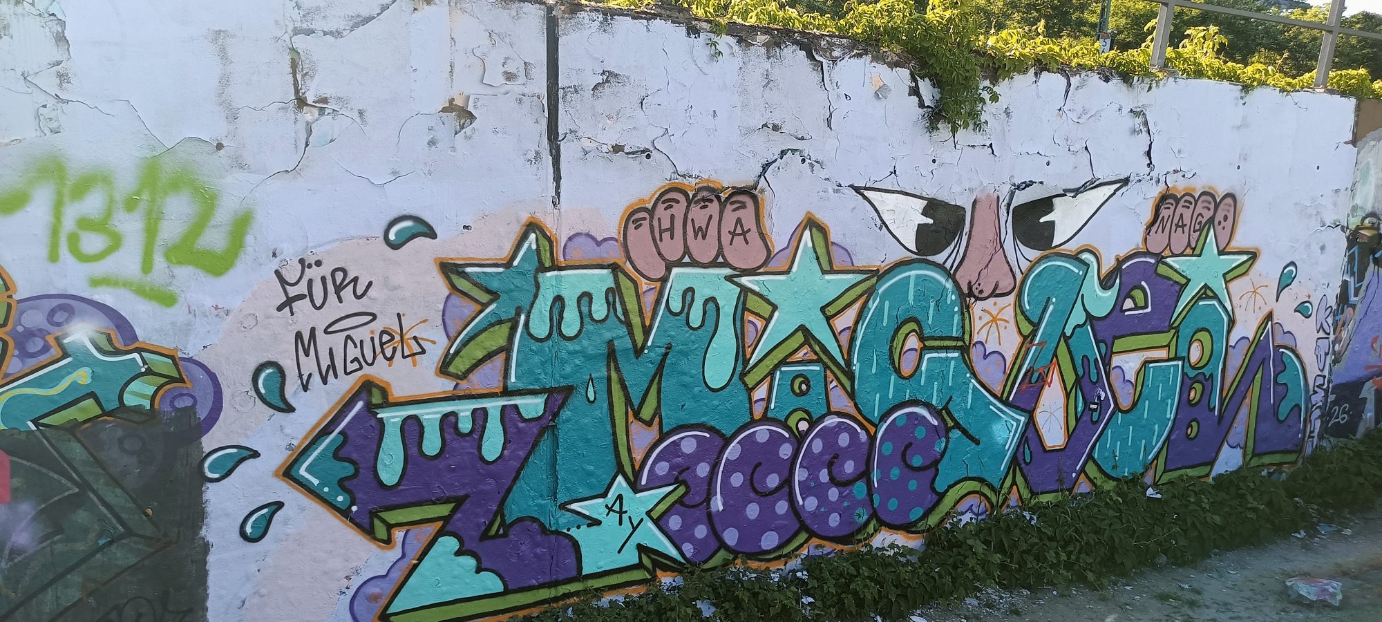 Magie, hommage à Miguel — Street art à Berlin