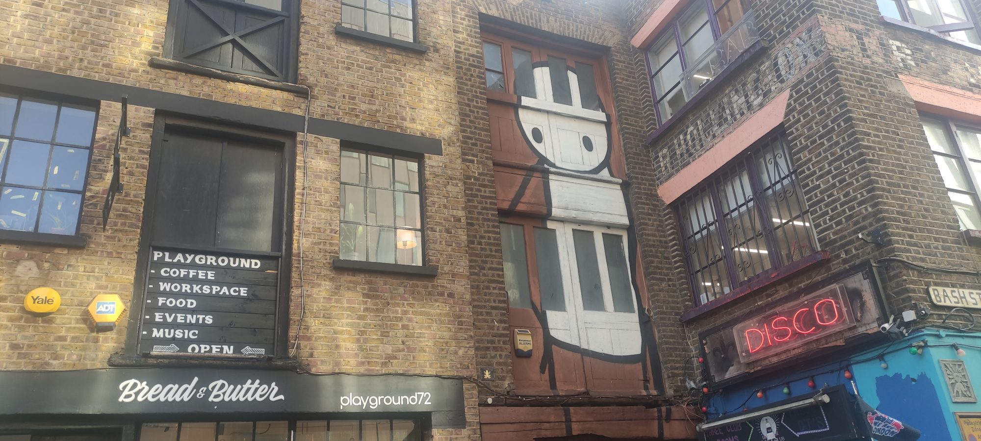 Figure de Rivington Street — Street art de Stik à London