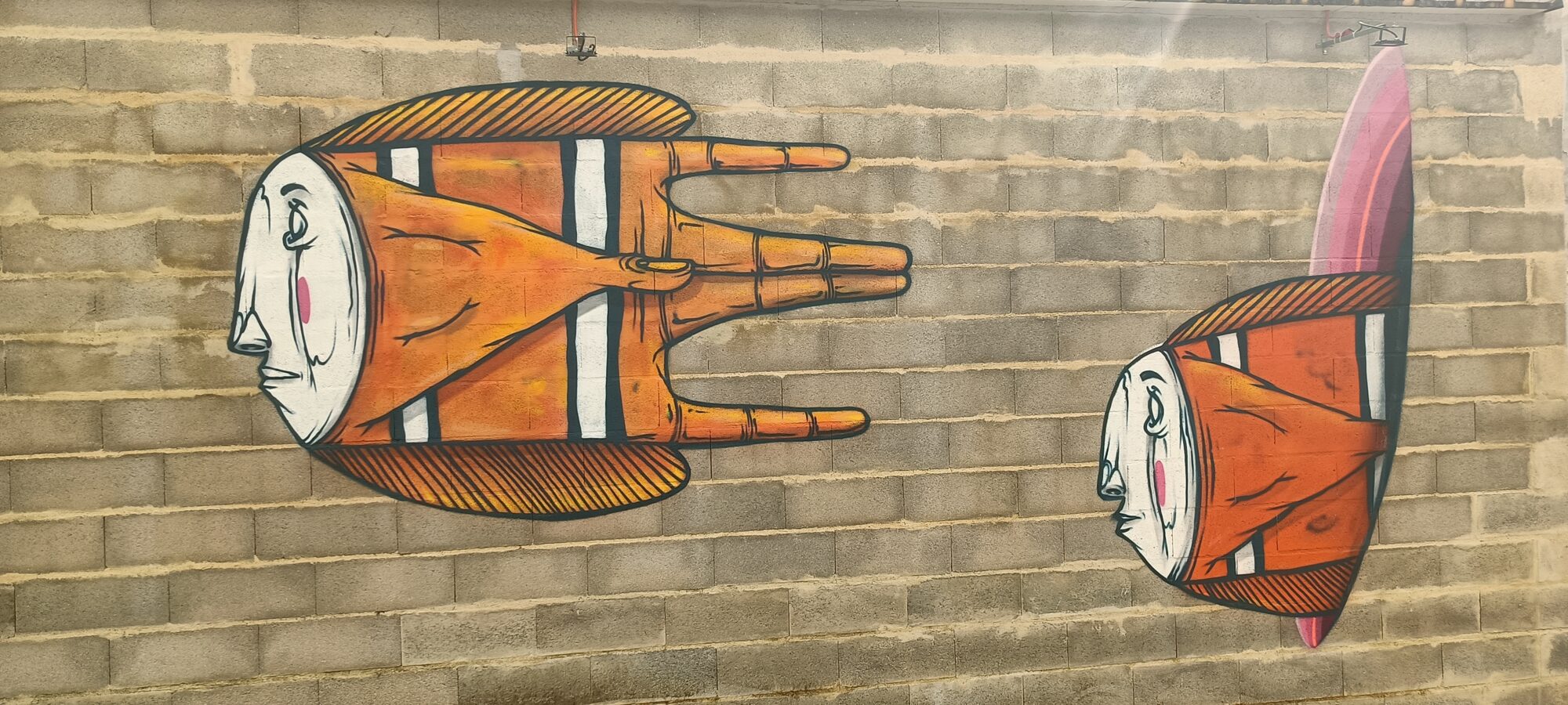 Orange Clownfish, by Gonçalo MAR — Street art by Gonçalo MAR in Lisboa