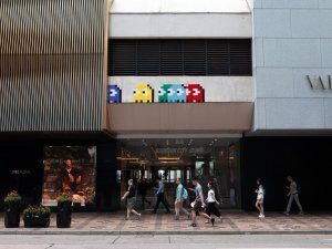 HK_115, Space Invader de Canton Rd Tsim Sha Tsui — Street art de Invader à Hong Kong