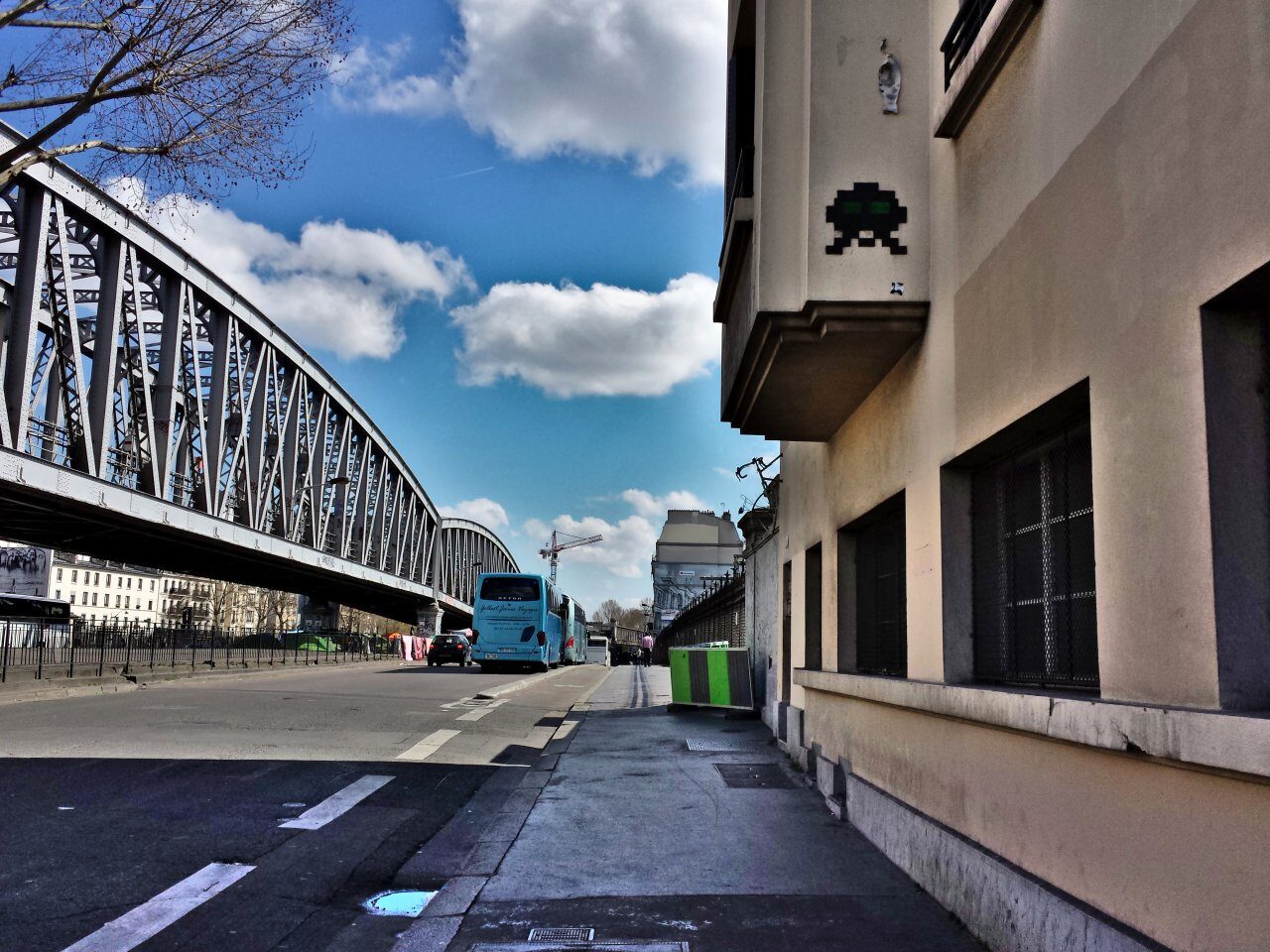 PA_348, Space Invader on 39 bis Boulevard de la Chapelle — Street art by Invader in Paris