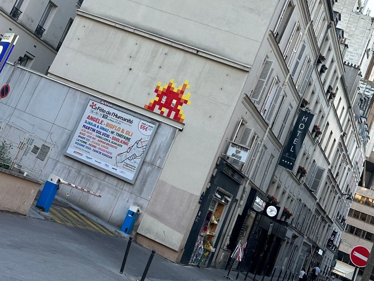 PA_1488, Space Invader de la rue Bélidor — Street art de Invader à Paris
