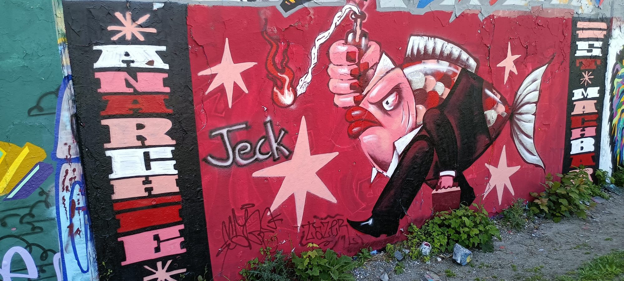 Anarchy and the Business Fish — Street art in Berlin