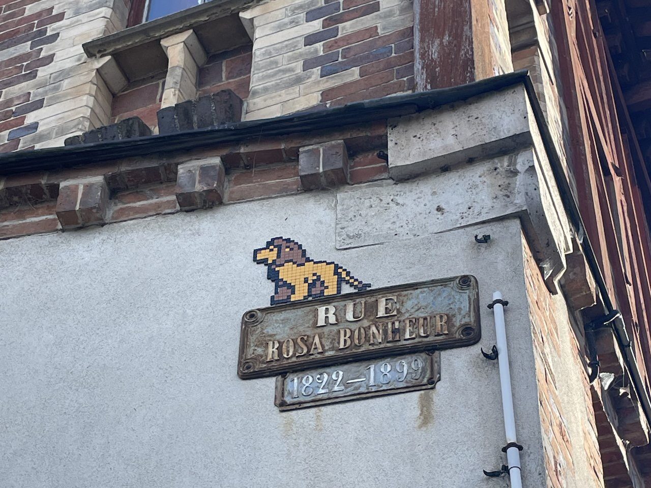 FTBL_29, Space Invader de la rue Rosa Bonheur — Street art de Invader à Thomery