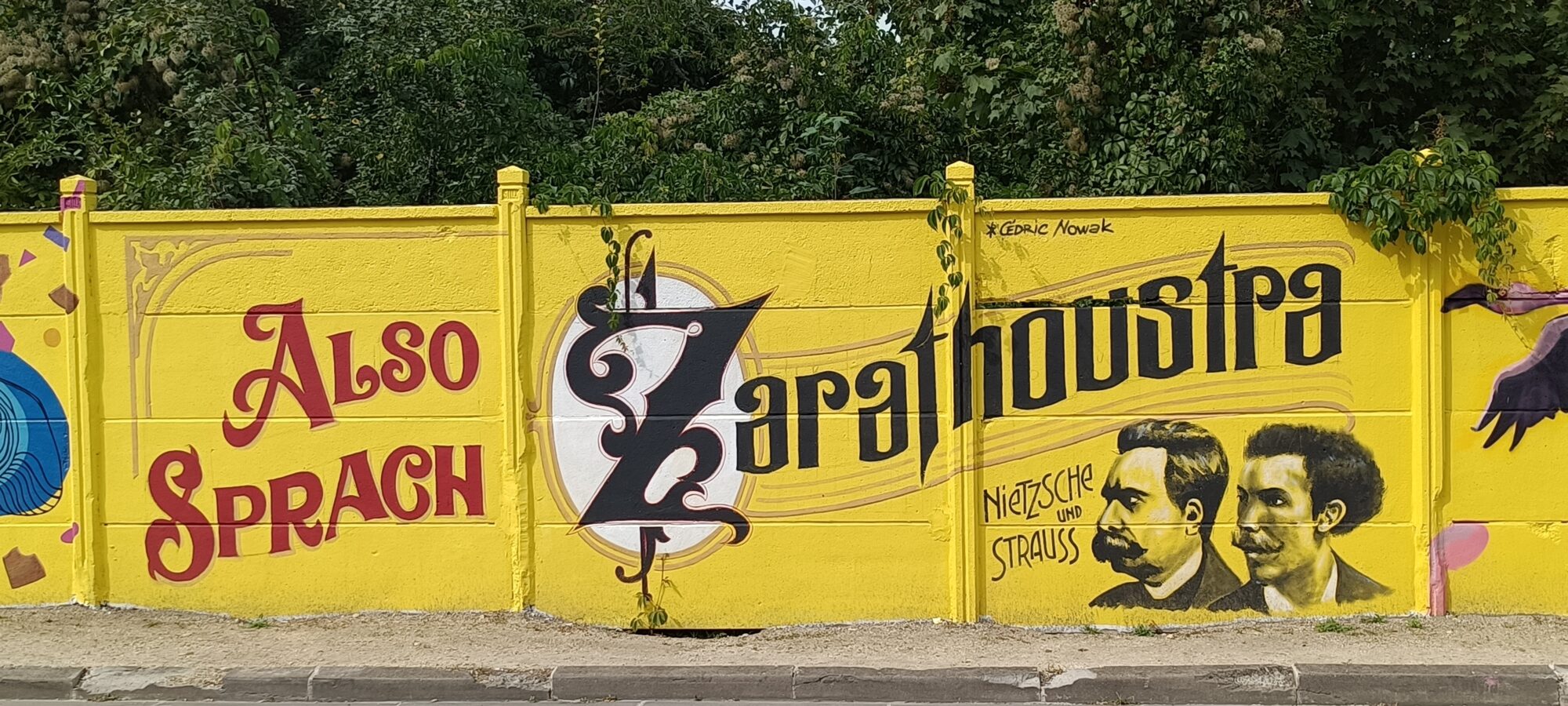 Also Sprach Zarathoustra par Cédric Nowak — Street art de Cédric Nowak à Reims