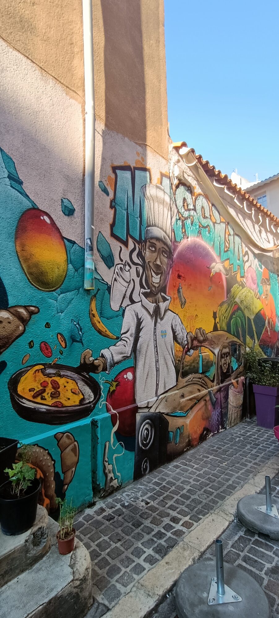 Cuisinier de Massalia — Street art à Marseille