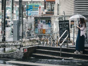 TK_62, Space Invader on Inokashira-dori Street — Street art by Invader in Tokyo
