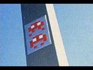 TK_39, Space Invader de la rue du parc de Yoyogi — Street art de Invader à Tokyo