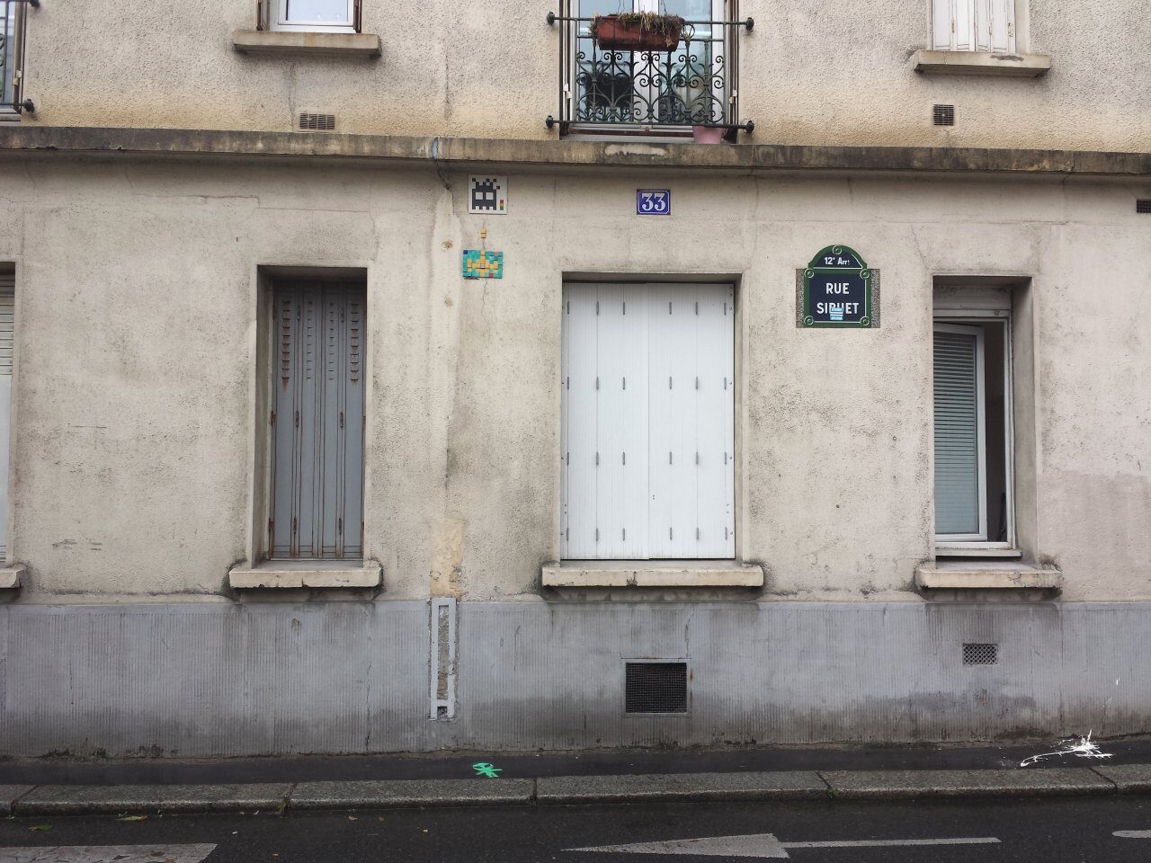 PA_433, Space Invader de la rue Sibuet — Street art de Invader à Paris