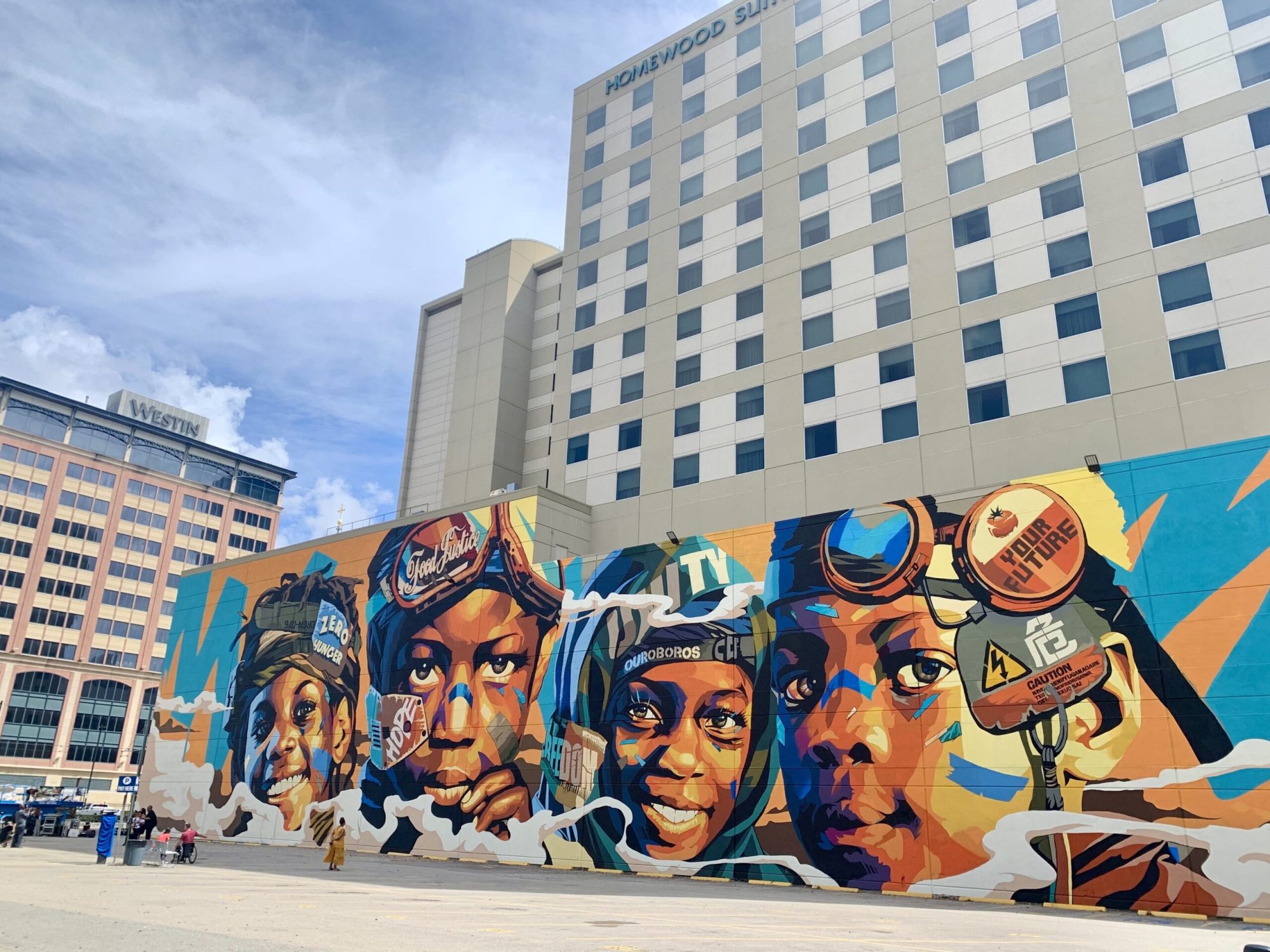 Faim zéro — Street art de Dragon76 à Houston