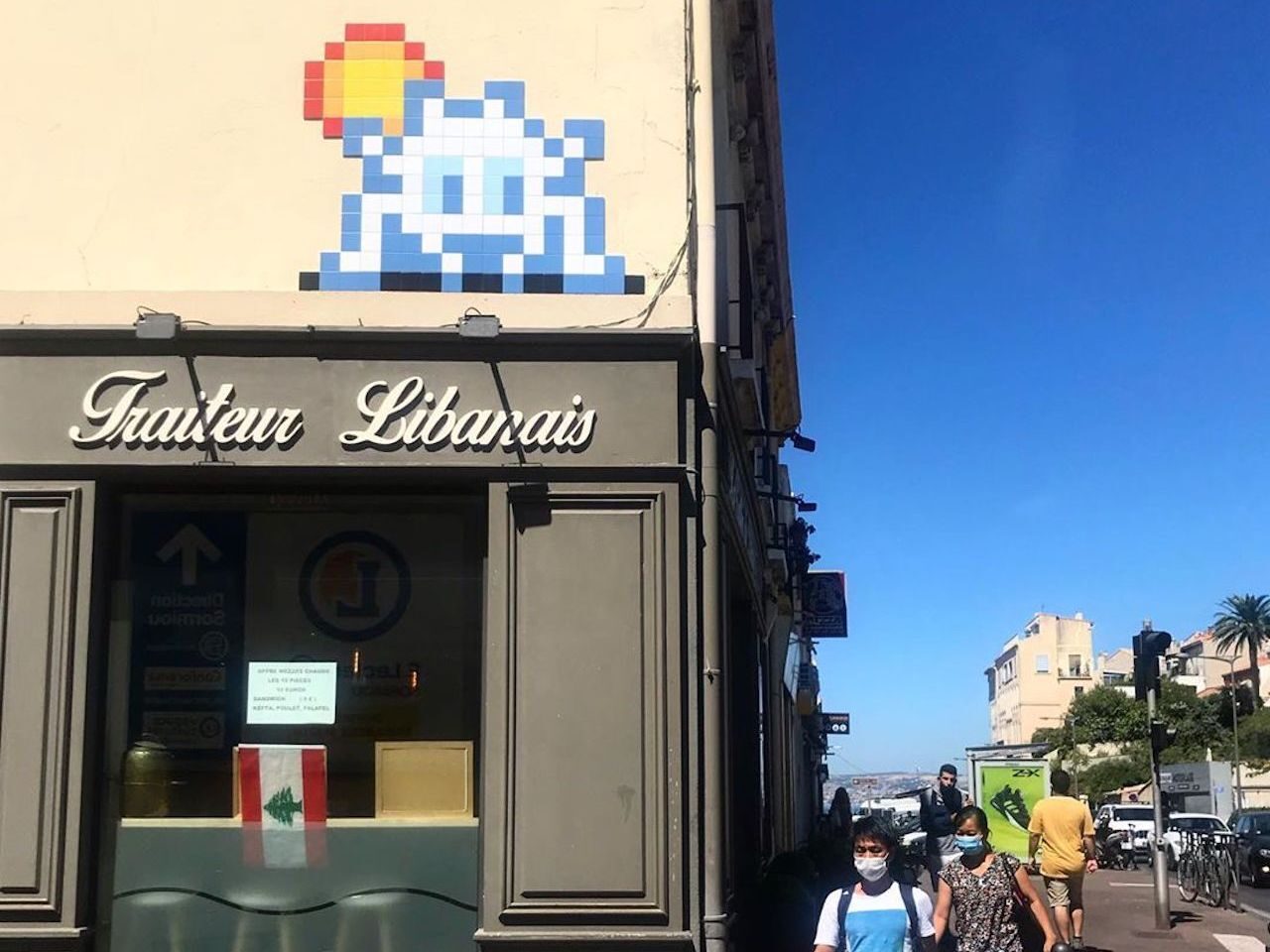 MARS_63, Space Invader de la rue Boudouresque — Street art de Invader à Marseille