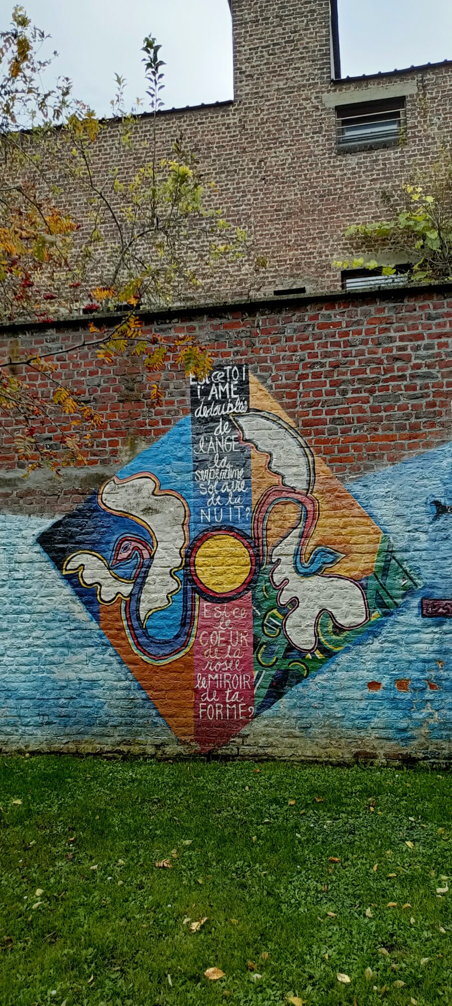 L'âme dédoublée de l'ange — Street art à Anderlecht