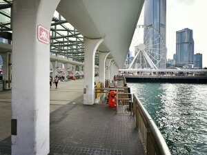 HK_123, Space Invader on Anchor Plaza — Street art by Invader in Hong Kong