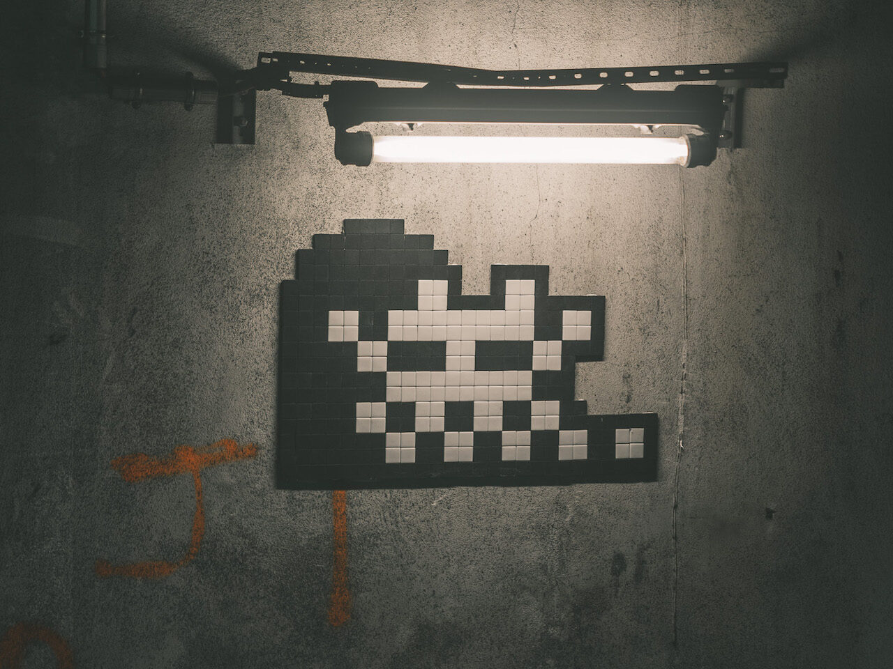 PA_1493, Space Invader de Paris — Street art de Invader à Paris