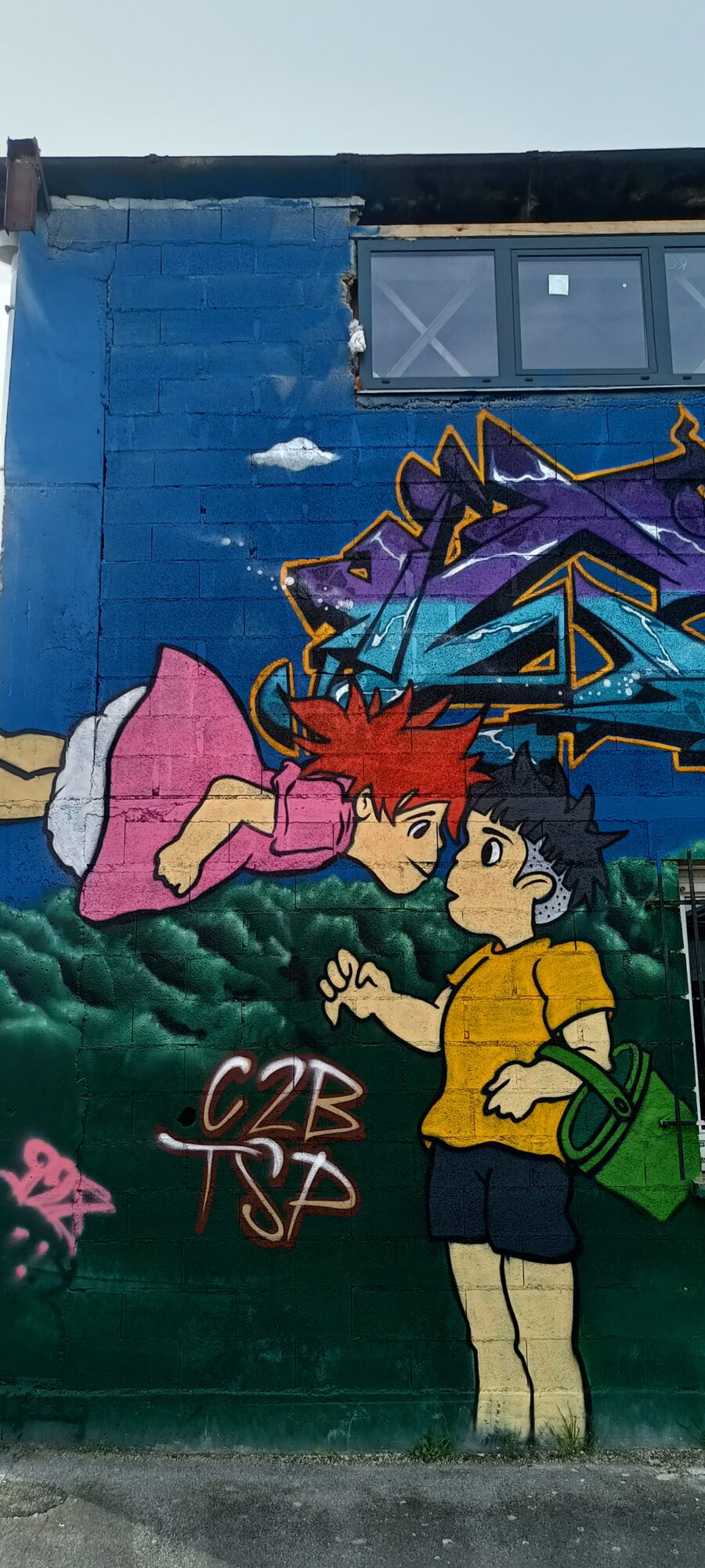 Ponyo et Sosuke — Street art à Bétheny
