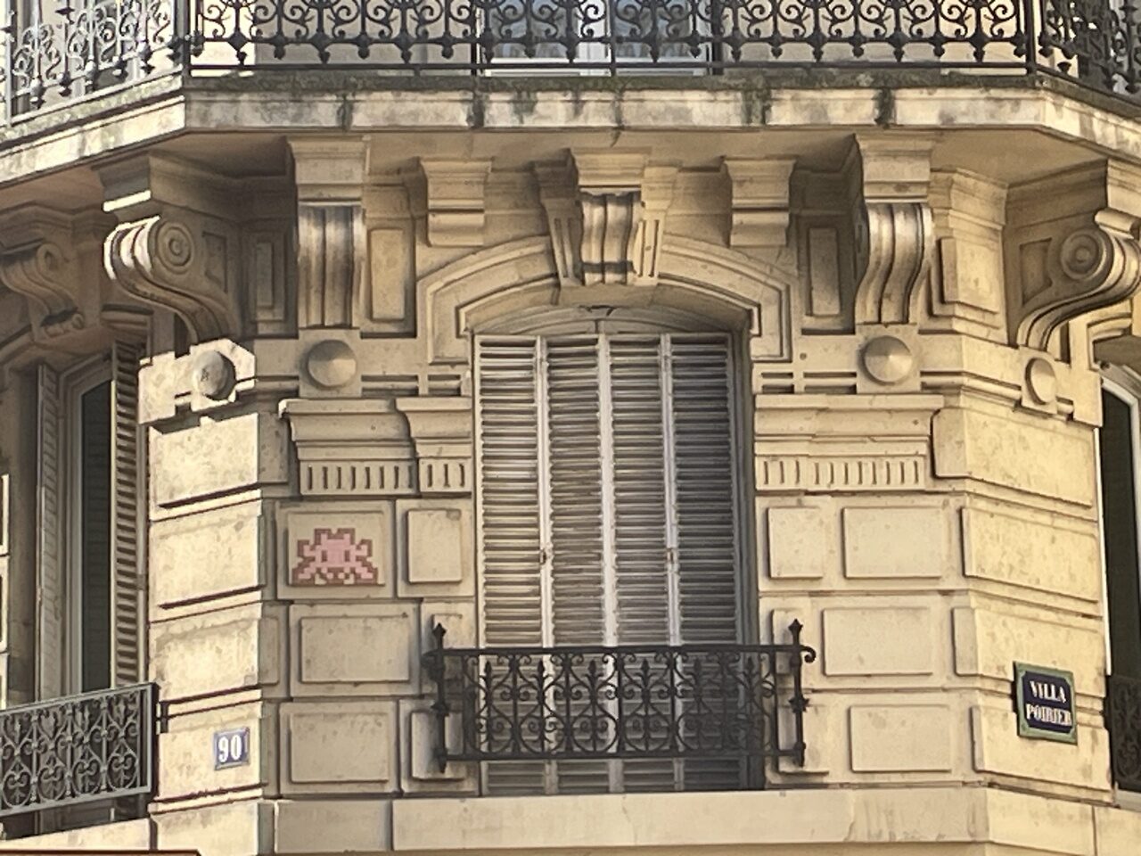 PA_1533, Space Invader de la villa Poirier — Street art de Invader à Paris