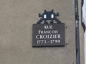 CLR_43, Space Invader de la rue François Croizier — Street art de Invader à Clermont-Ferrand