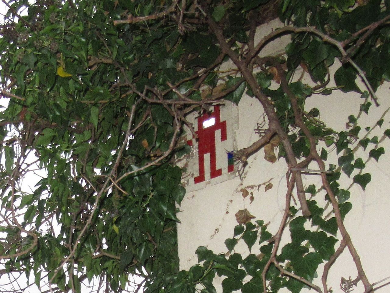 LY_26, Space Invader on Montée Bonafous — Street art by Invader in Lyon